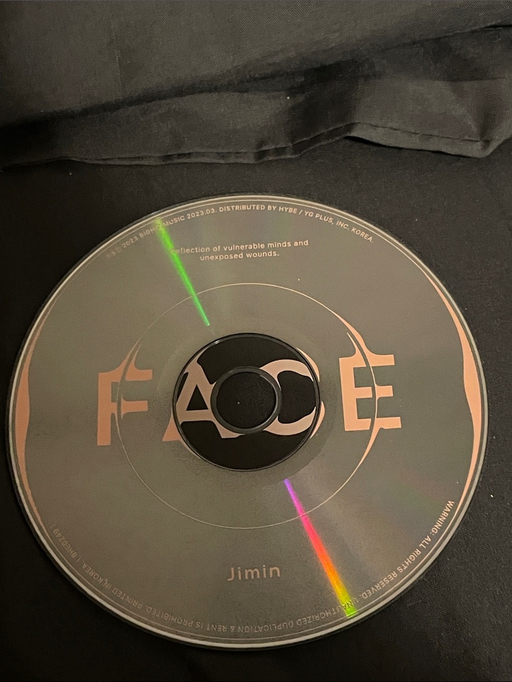 Jimin FACE CD - Black Edition